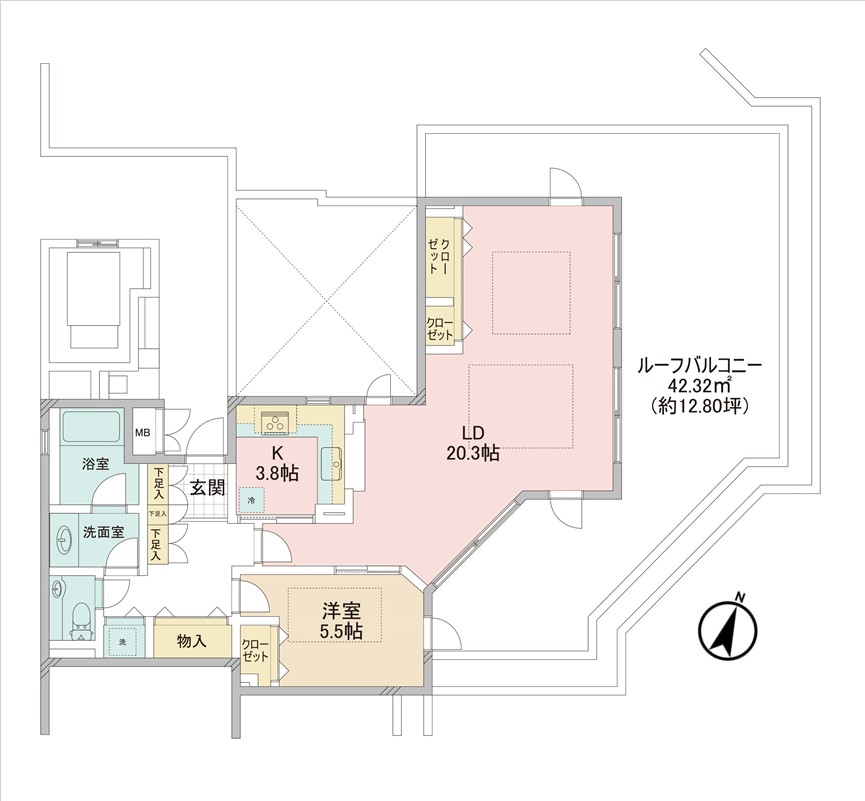 画像に alt 属性が指定されていません。ファイル名: インペリアル表参道-間取り図.jpg